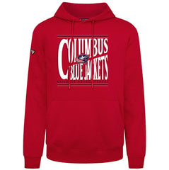 NHL Columbus Blue Jackets Levelwear Podium Powerhouse Pullover Hoodie - Red