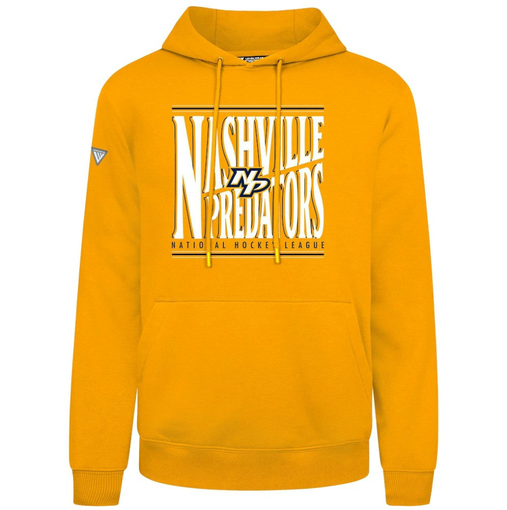 NHL Nashville Predators Levelwear Podium Powerhouse Pullover Hoodie - Gold