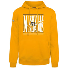 NHL Nashville Predators Levelwear Podium Powerhouse Pullover Hoodie - Gold