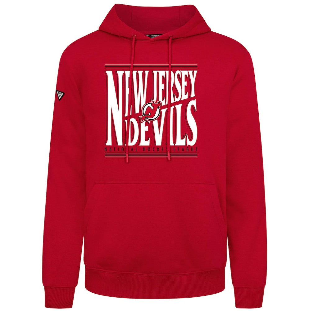NHL New Jersey Devils Levelwear Podium Powerhouse Pullover Hoodie - Red