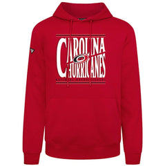 NHL Carolina Hurricanes Levelwear Podium Powerhouse Pullover Hoodie - Red
