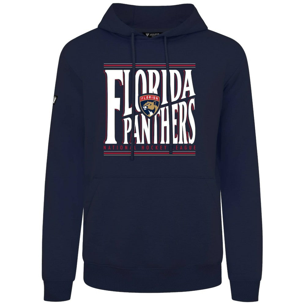 NHL Florida Panthers Levelwear Podium Powerhouse Pullover Hoodie - Navy
