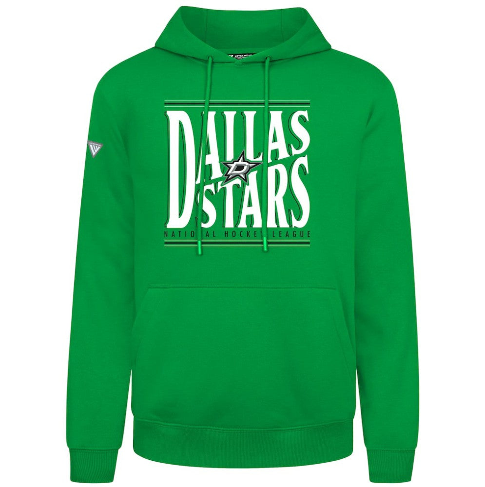 NHL Dallas Stars Levelwear Podium Powerhouse Pullover Hoodie - Green