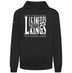 NHL Los Angeles Kings Levelwear Podium Powerhouse Pullover Hoodie - Black