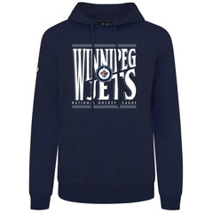 NHL Winnipeg Jets Levelwear Podium Powerhouse Pullover Hoodie - Navy