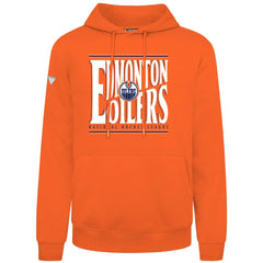 NHL Edmonton Oilers Levelwear Podium Powerhouse Pullover Hoodie - Orange