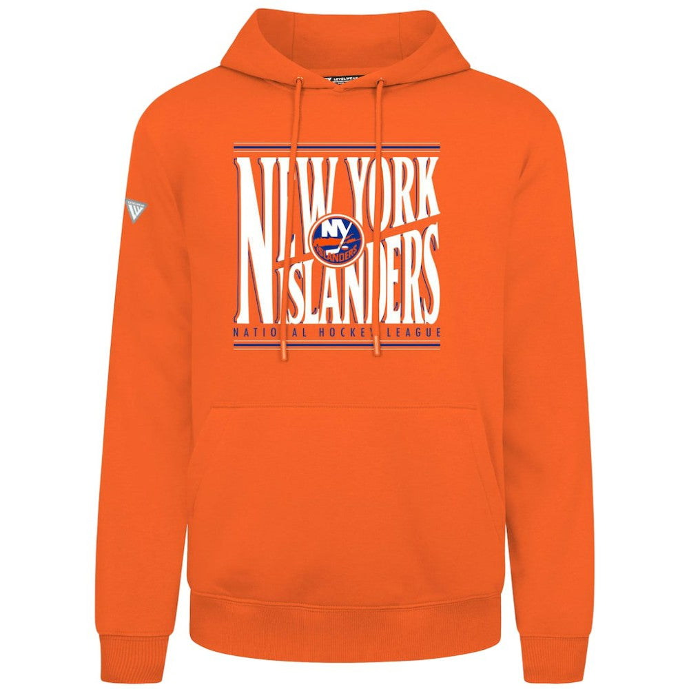 NHL New York Islanders Levelwear Podium Powerhouse Pullover Hoodie - Orange