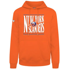 NHL New York Islanders Levelwear Podium Powerhouse Pullover Hoodie - Orange