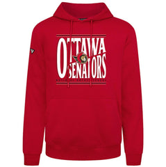 NHL Ottawa Senators Levelwear Podium Powerhouse Pullover Hoodie - Red