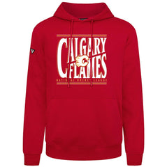 NHL Calgary Flames Levelwear Podium Powerhouse Pullover Hoodie - Red