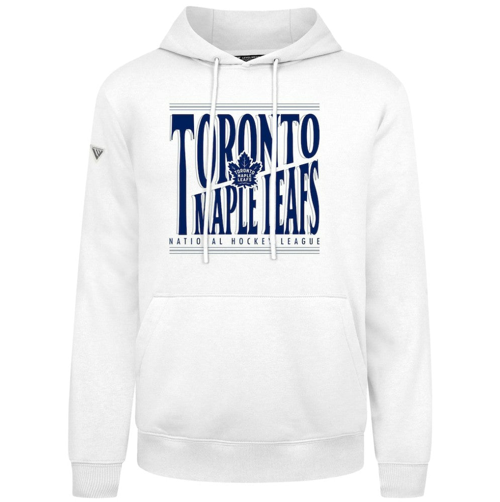 NHL Toronto Maple Leafs Levelwear Podium Powerhouse Pullover Hoodie - White