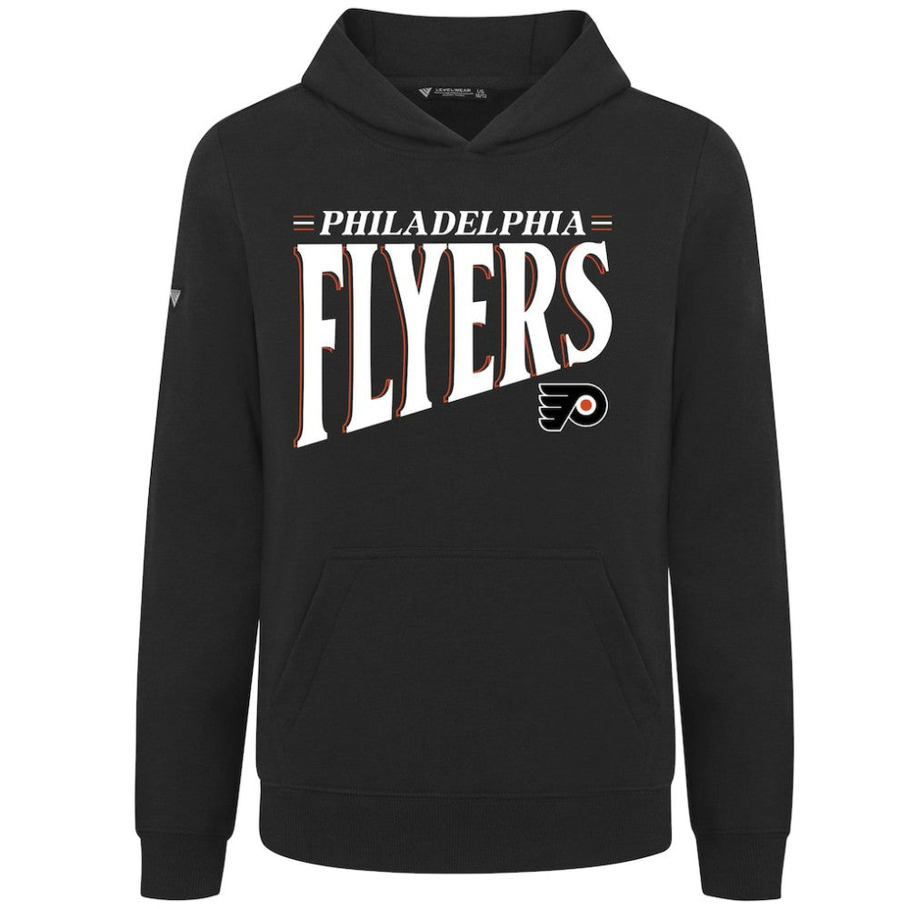 NHL Philadelphia Flyers Levelwear Youth Jr Podium Tally Pullover Hoodie - Black