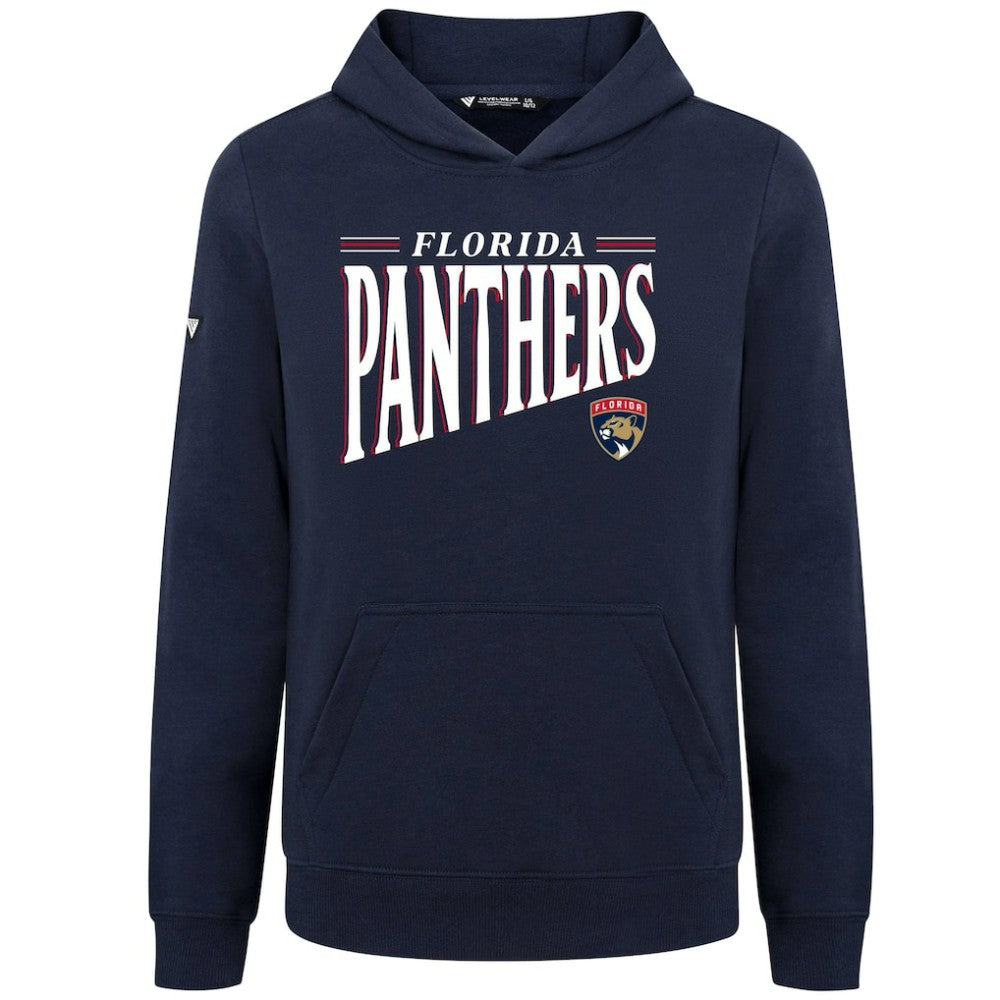 NHL Florida Panthers Levelwear Youth Jr Podium Tally Pullover Hoodie - Navy