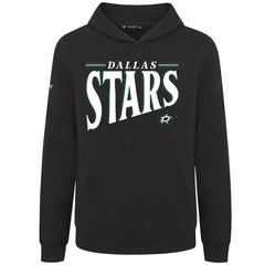 NHL Dallas Stars Levelwear Youth Jr Podium Tally Pullover Hoodie - Black