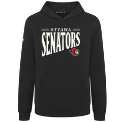 NHL Ottawa Senators Levelwear Youth Jr Podium Tally Pullover Hoodie - Black