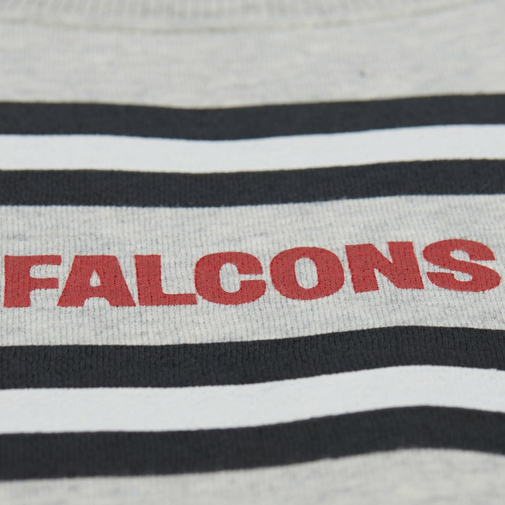 Atlanta Falcons All Over Print Vintage Fleece Crewneck Sweatshirt Heather Gray