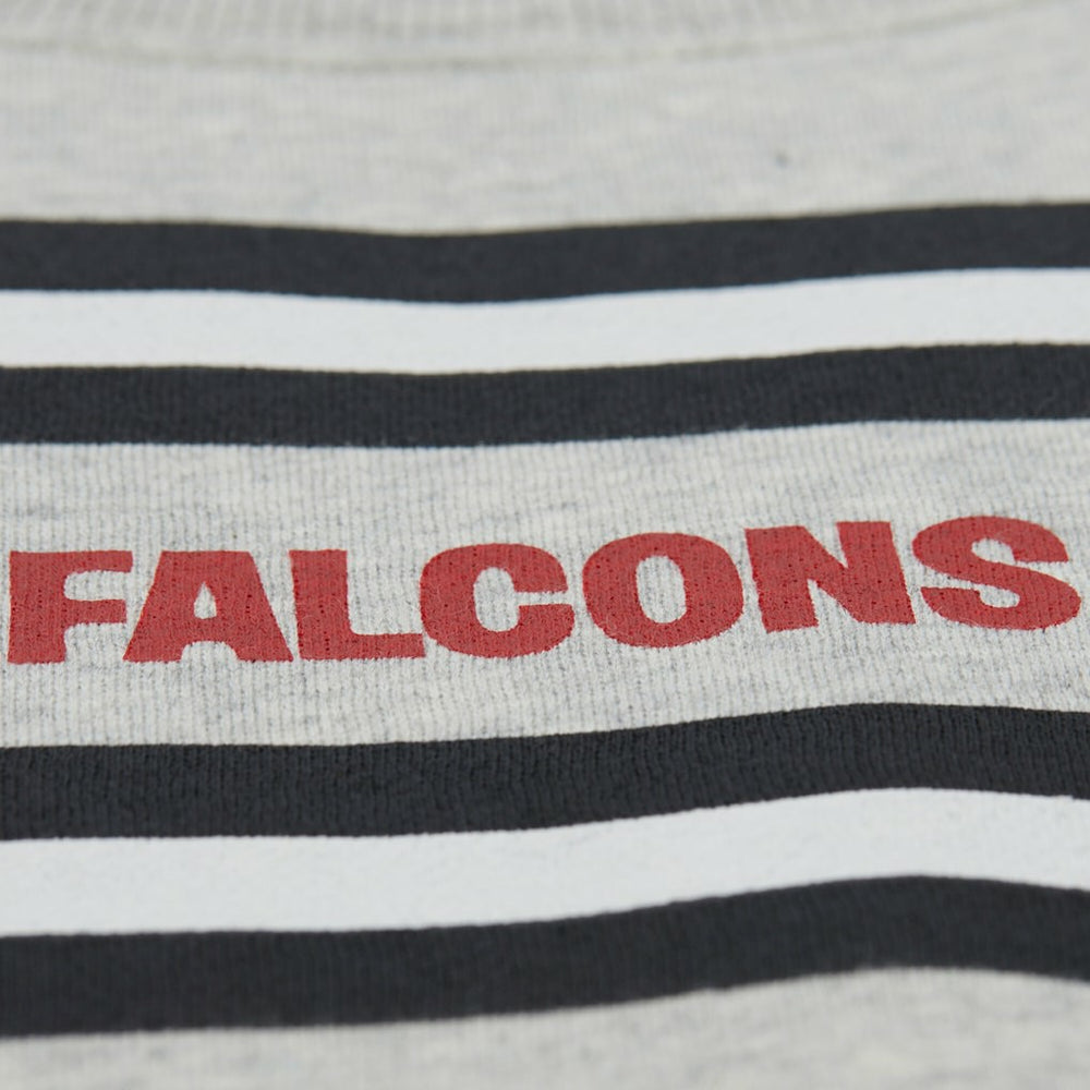 Atlanta Falcons All Over Print Vintage Fleece Crewneck Sweatshirt Heather Gray