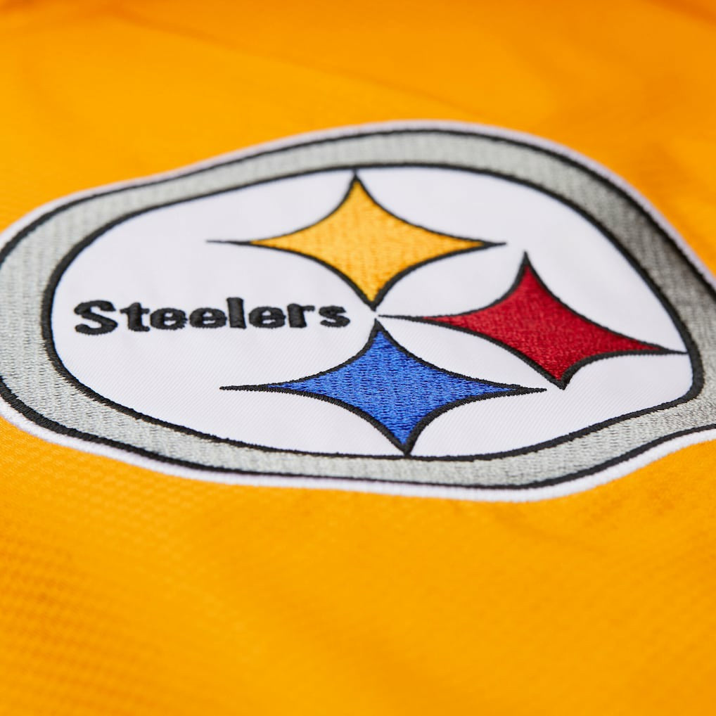 Pittsburgh Steelers Tie Breaker Vintage Logo Lightweight Anorak Half-Zip Windbreaker Gold/Black