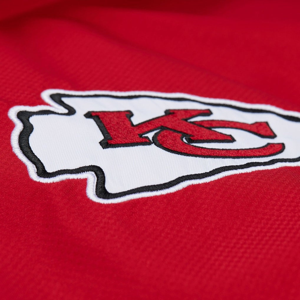 Kansas City Chiefs Tie Breaker Vintage Logo Lightweight Anorak Half-Zip Windbreaker Red/Black