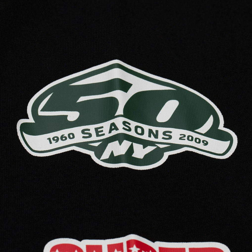 New York Jets Training Camp Vintage Logos Long Sleeve T-Shirt Black