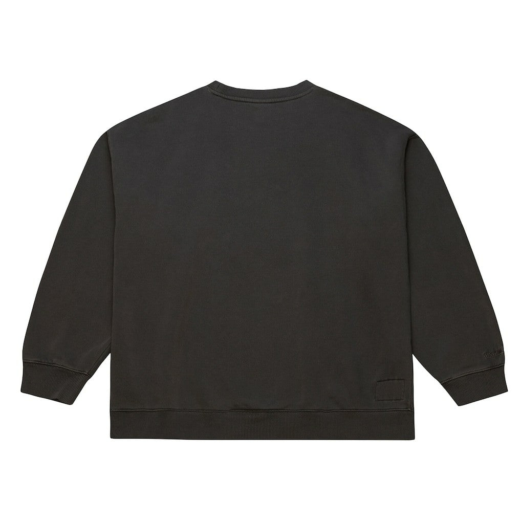 Philadelphia Eagles Downtown Crew Vintage Logo Sweatshirt Black