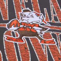 Cleveland Browns Downtown Crew Vintage Logo Sweatshirt Black