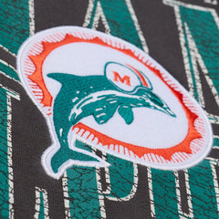 Miami Dolphins Downtown Crew Vintage Logo Sweatshirt Black