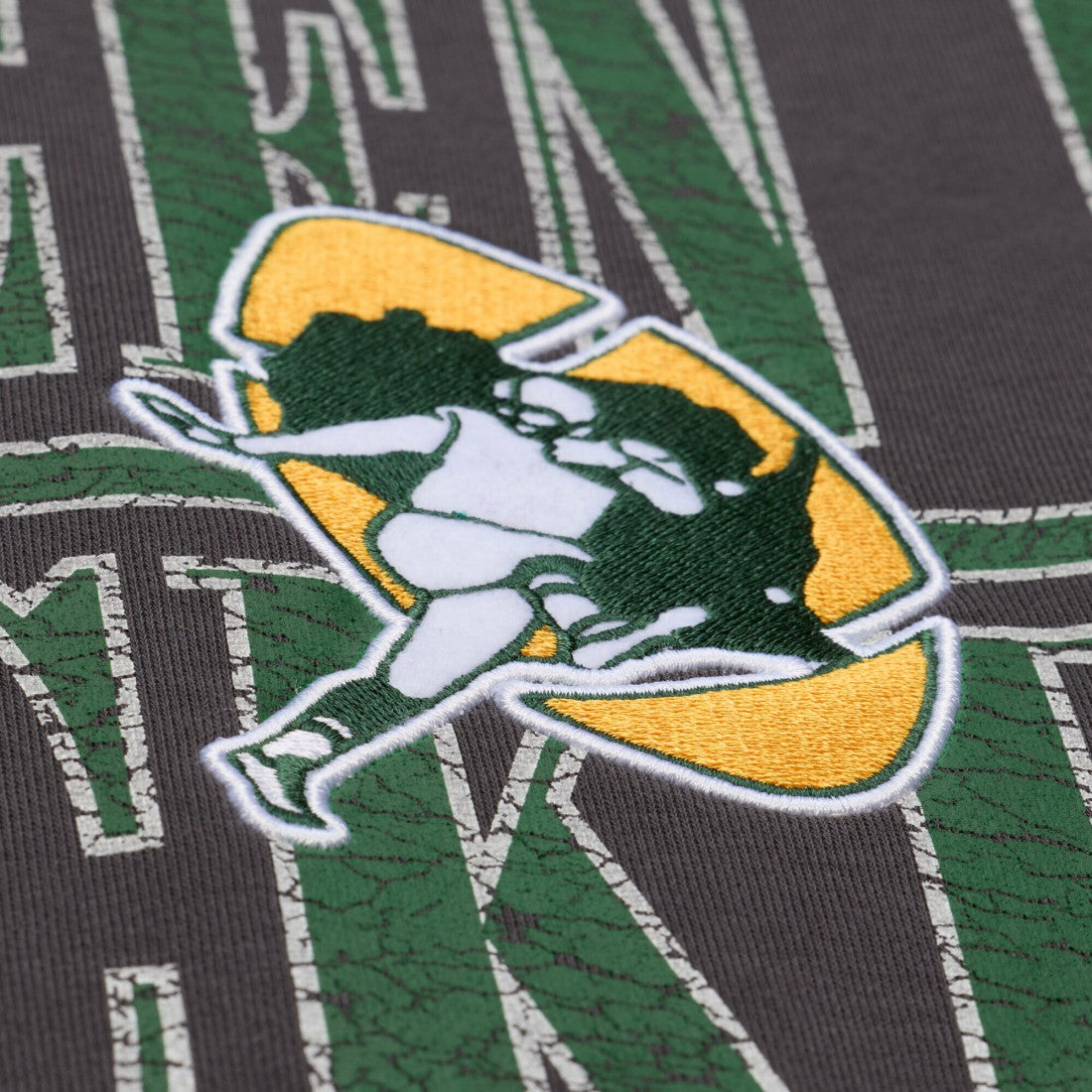 Green Bay Packers Downtown Crew Vintage Logo Sweatshirt Black