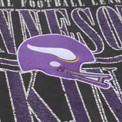 Minnesota Vikings Downtown Crew Vintage Logo Sweatshirt Black