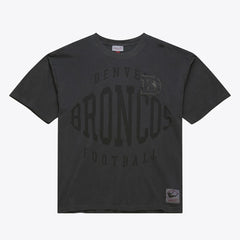 Denver Broncos Downtown Collection Premium Vintage Logo T-Shirt Black
