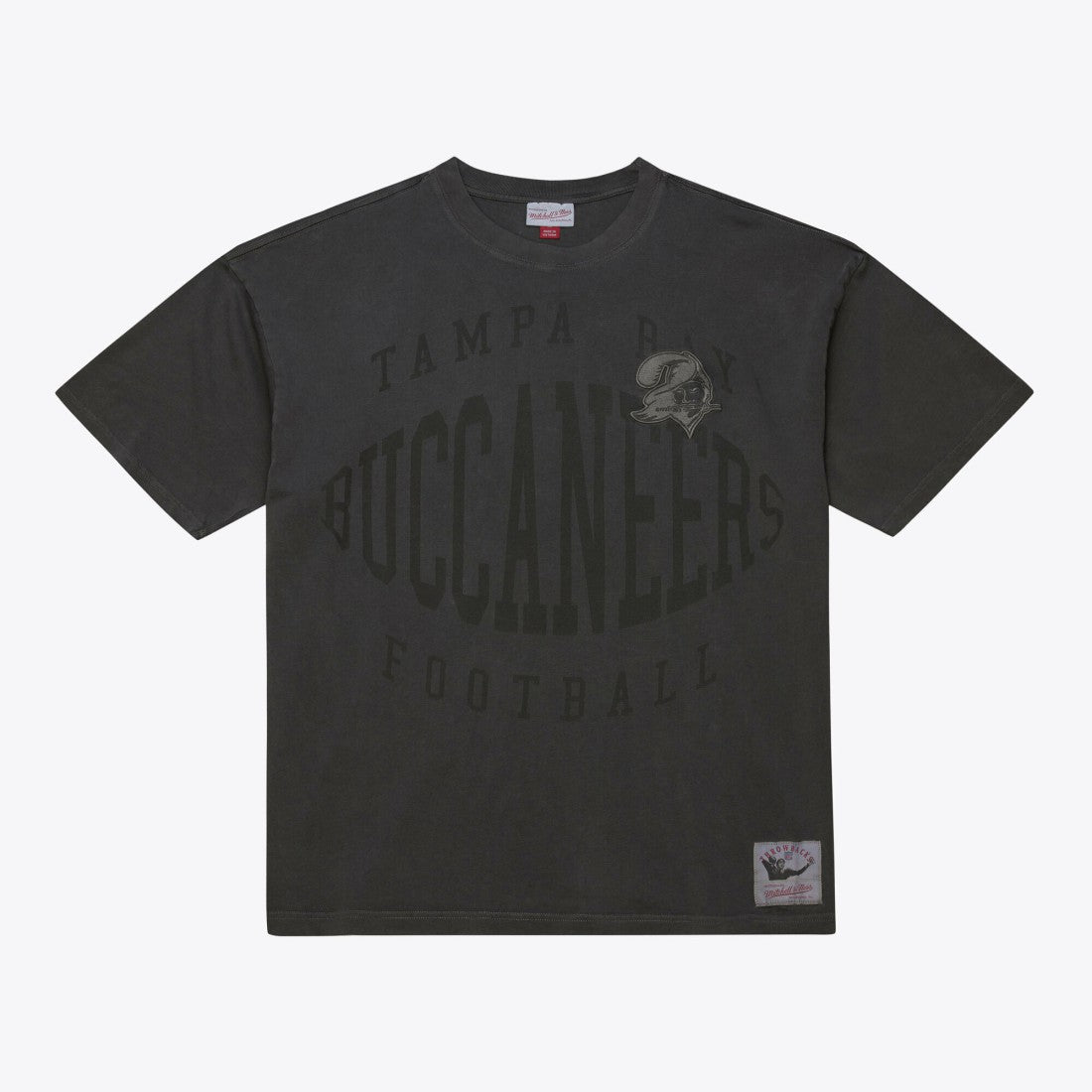 Tampa Bay Buccaneers Downtown Collection Premium Vintage Logo T-Shirt Black