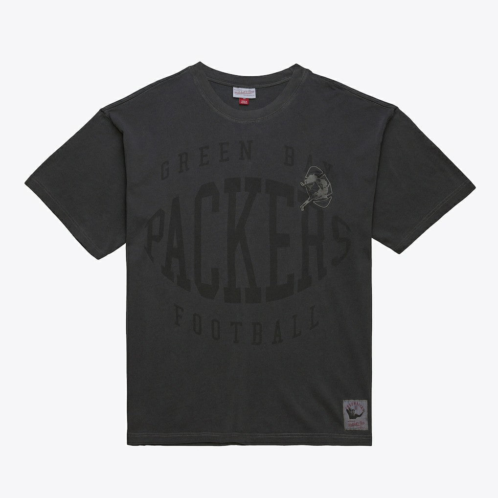 Green Bay Packers Downtown Collection Premium Vintage Logo T-Shirt Black