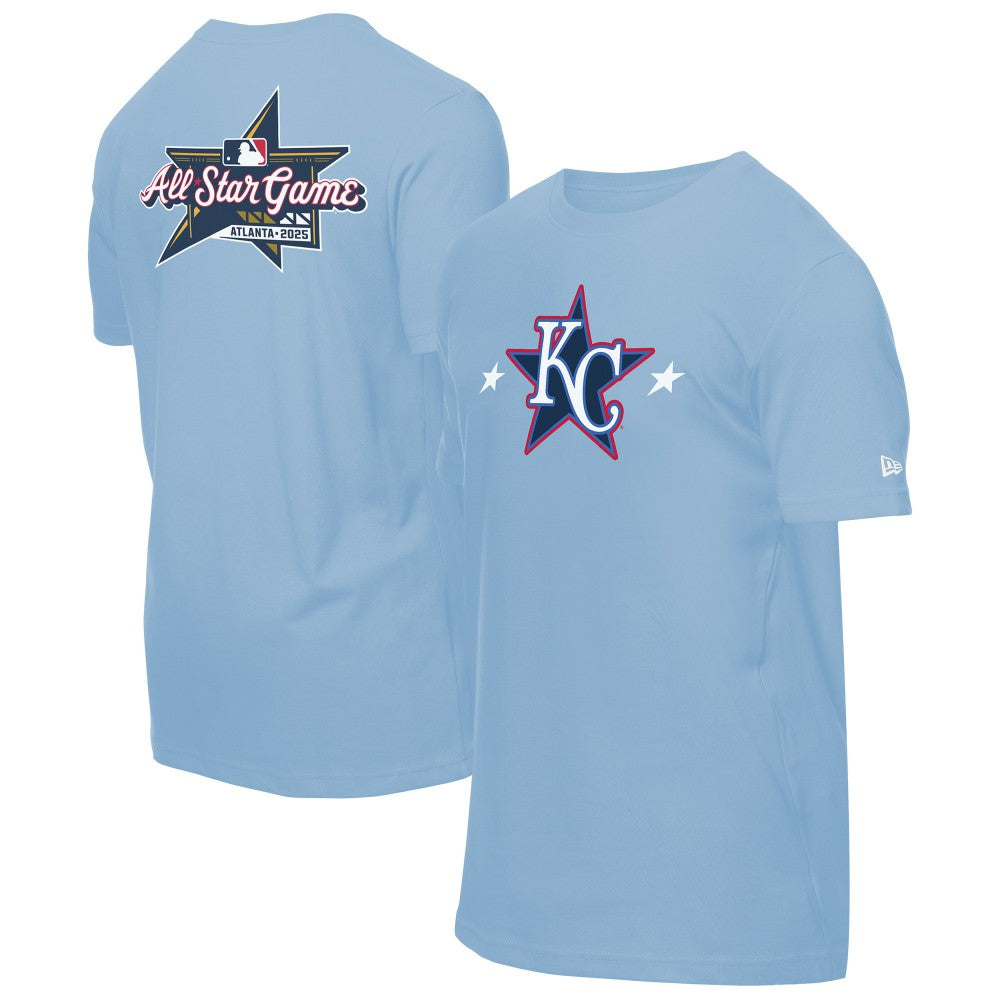 Kansas City Royals New Era 2025 MLB All-Star Game Workout T-Shirt - Light Blue T-shirts