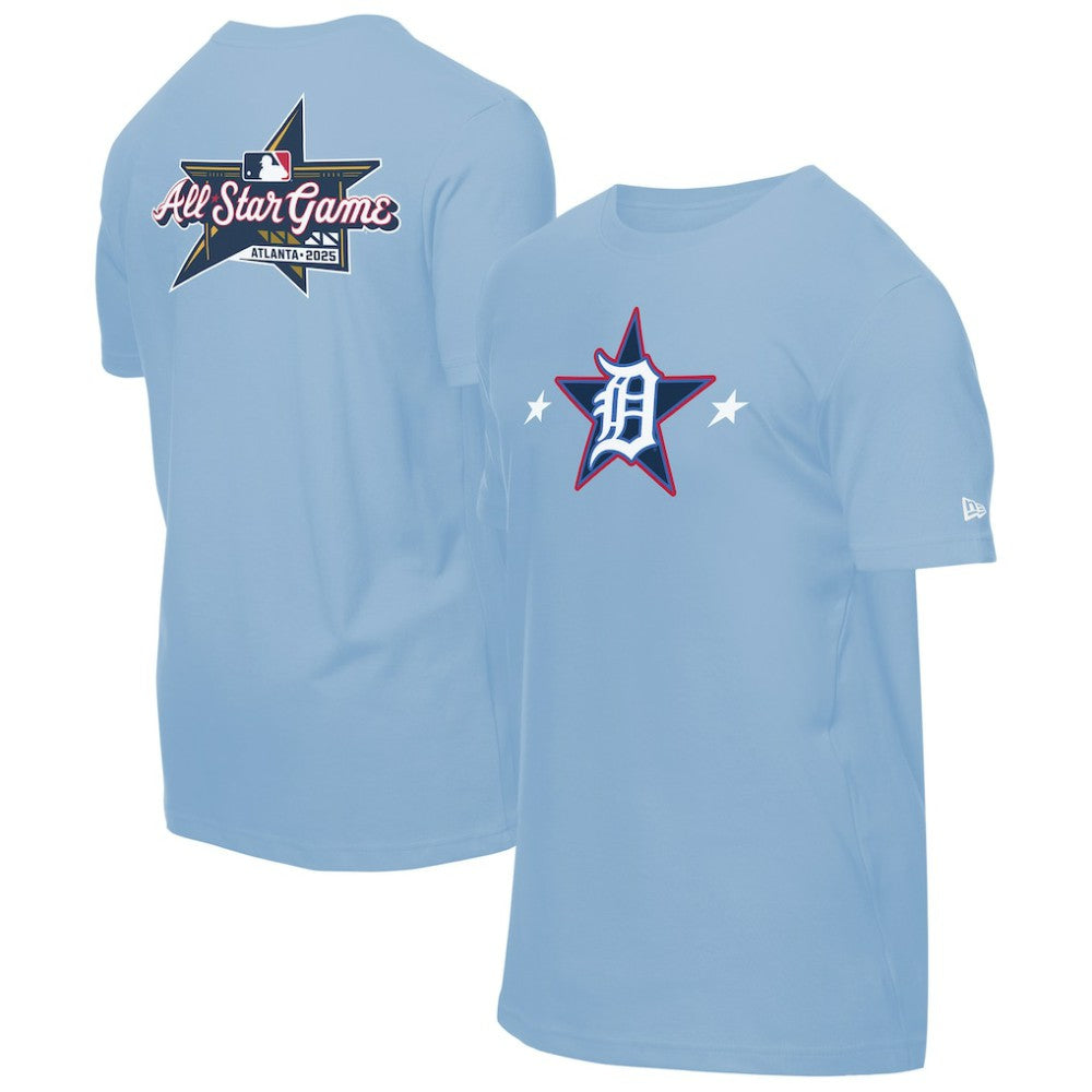 Detroit Tigers New Era 2025 MLB All-Star Game Workout T-Shirt - Light Blue T-shirts