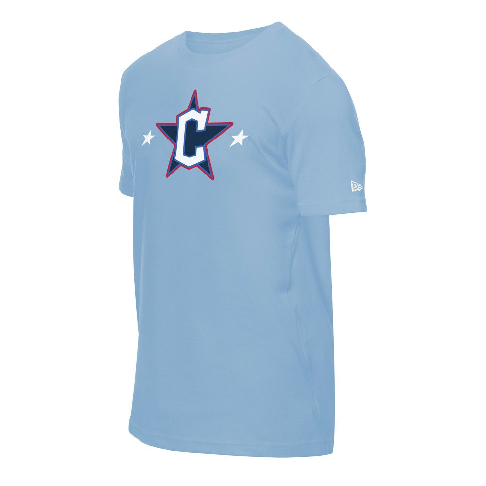 Cleveland Guardians New Era 2025 MLB All-Star Game Workout T-Shirt - Light Blue T-shirts