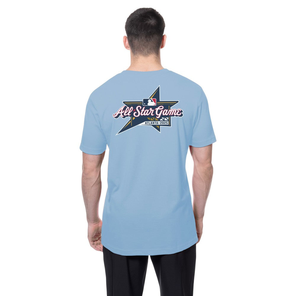 Cleveland Guardians New Era 2025 MLB All-Star Game Workout T-Shirt - Light Blue T-shirts