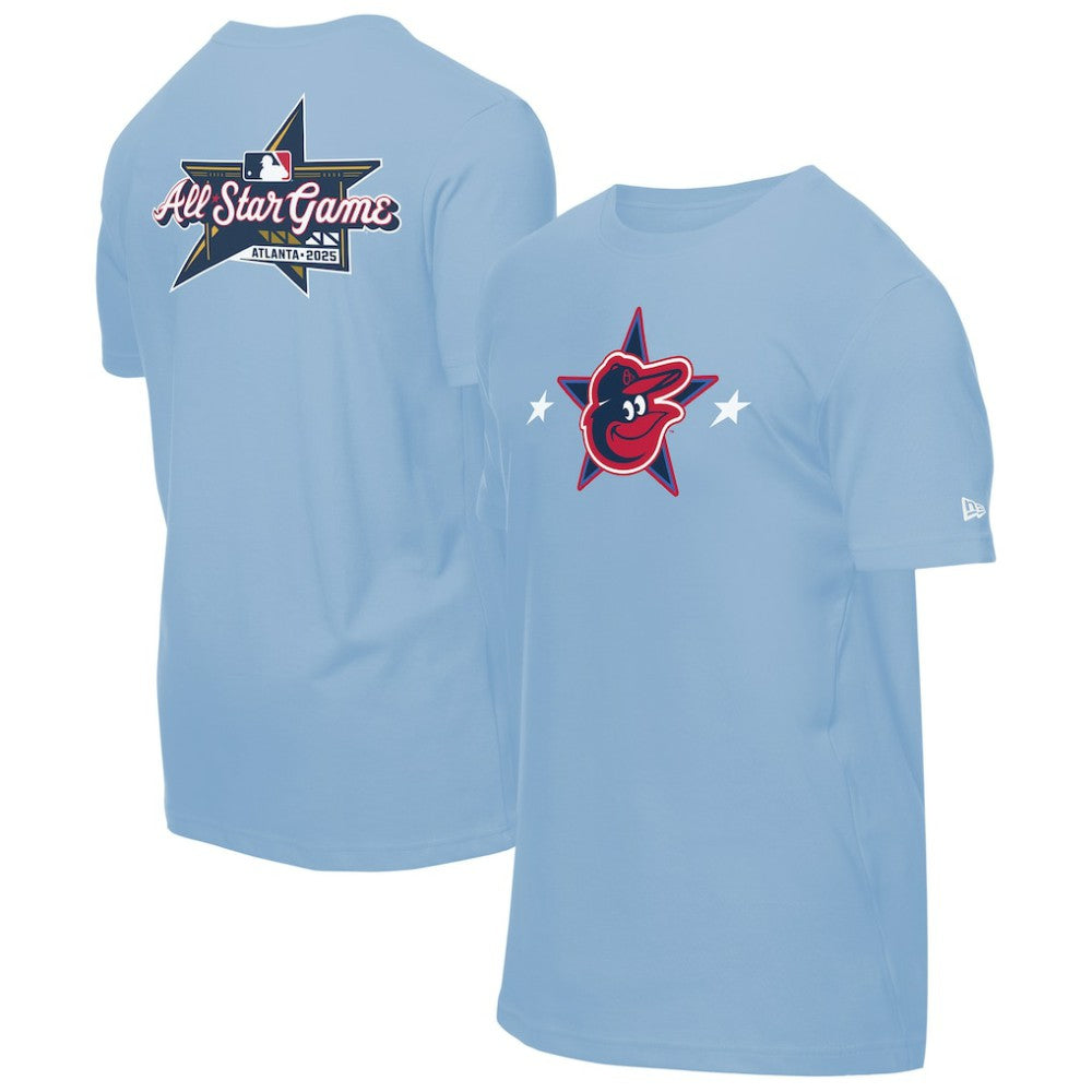 Baltimore Orioles New Era 2025 MLB All-Star Game Workout T-Shirt - Light Blue T-shirts