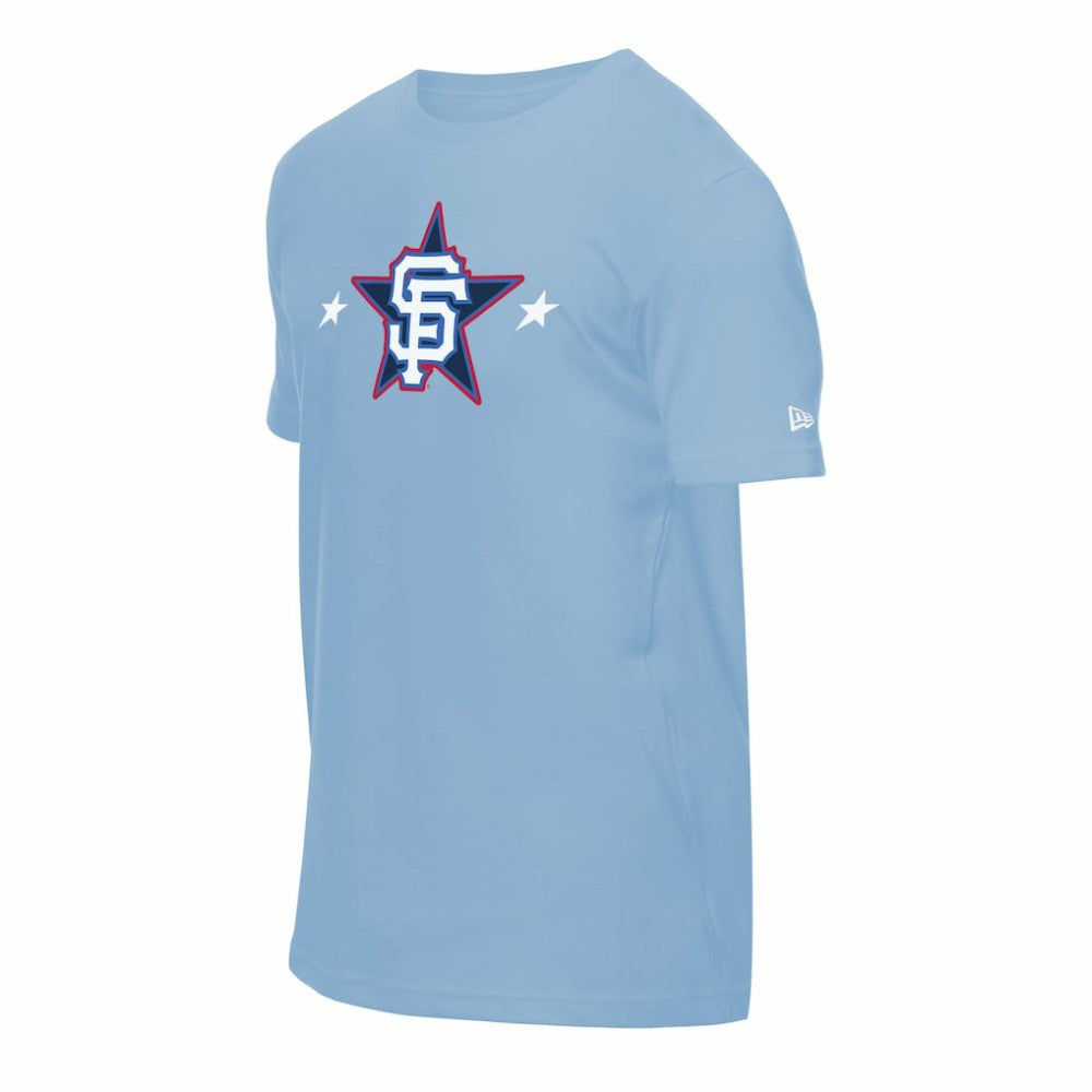 San Francisco Giants New Era 2025 MLB All-Star Game Workout T-Shirt - Light Blue T-shirts