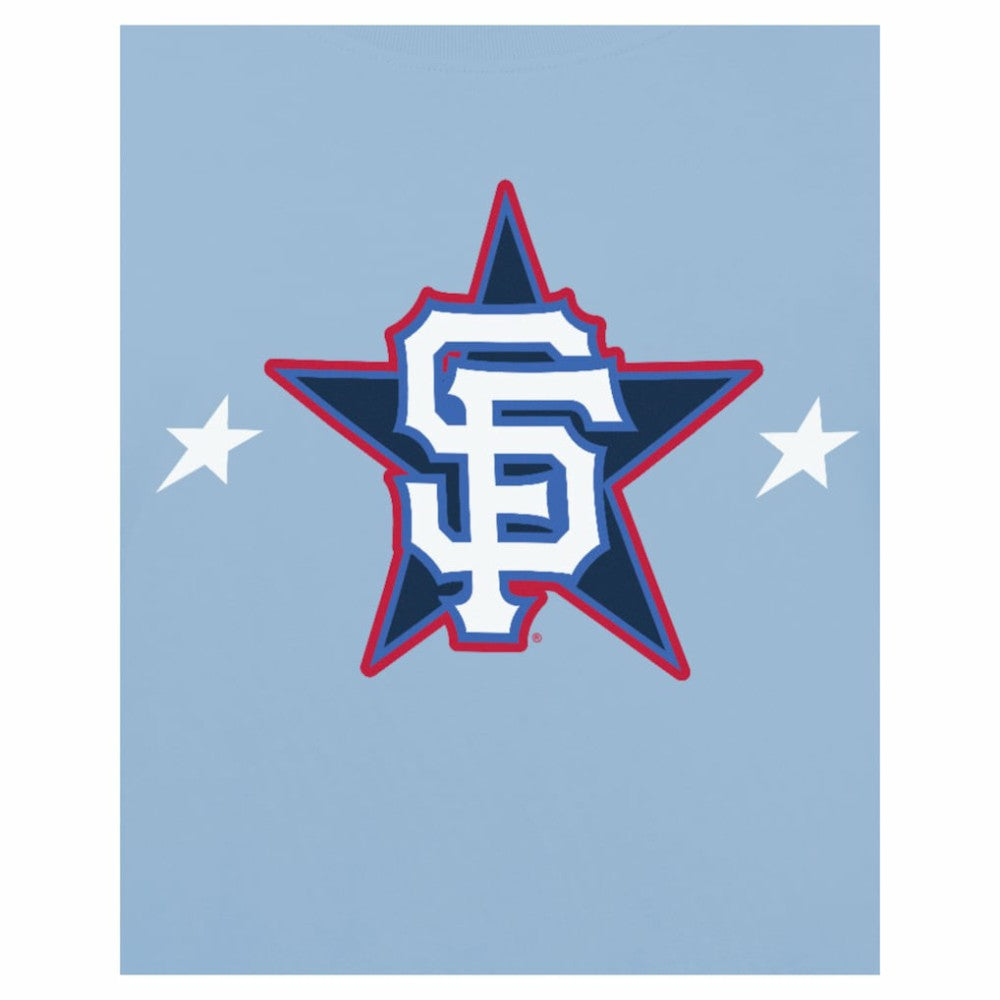 San Francisco Giants New Era 2025 MLB All-Star Game Workout T-Shirt - Light Blue T-shirts