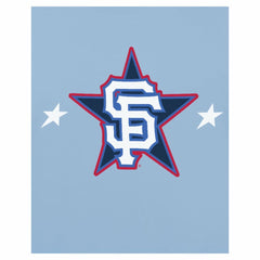 San Francisco Giants New Era 2025 MLB All-Star Game Workout T-Shirt - Light Blue T-shirts