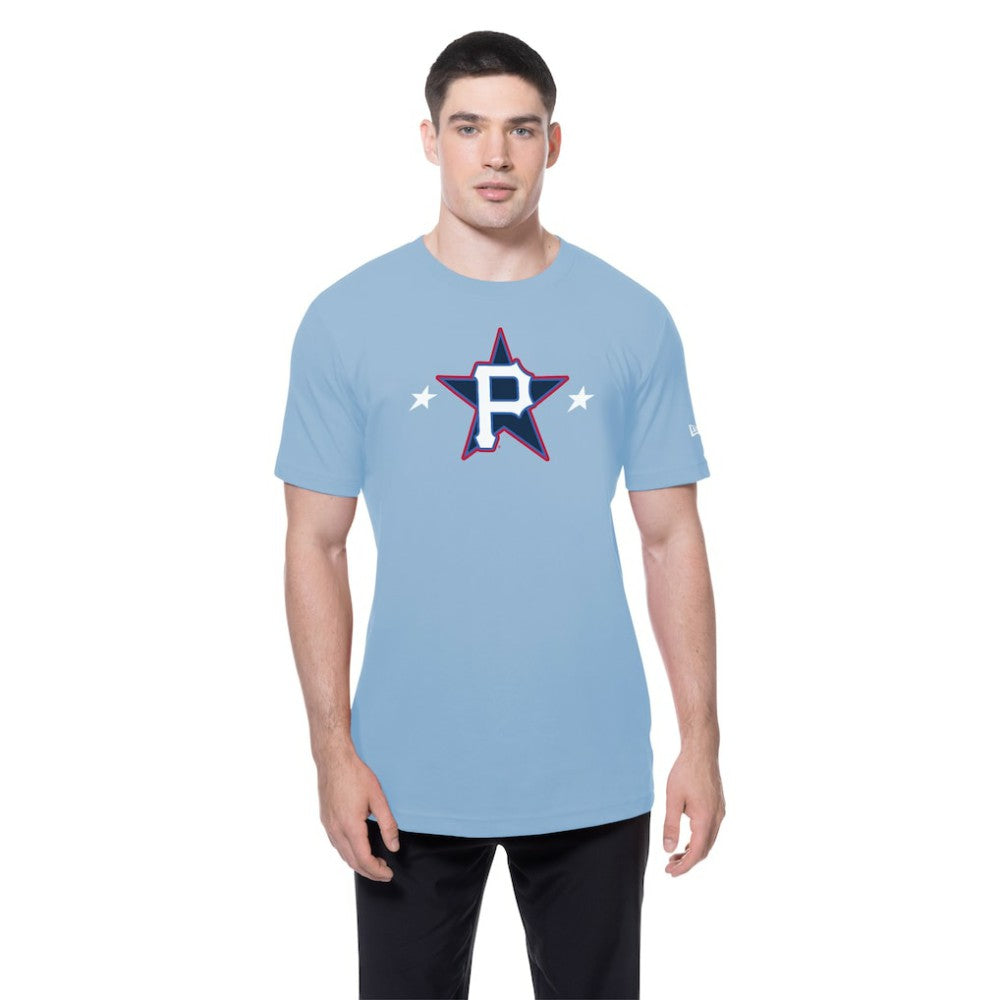 Pittsburgh Pirates New Era 2025 MLB All-Star Game Workout T-Shirt - Light Blue T-shirts