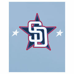 San Diego Padres New Era 2025 MLB All-Star Game Workout T-Shirt - Light Blue T-shirts