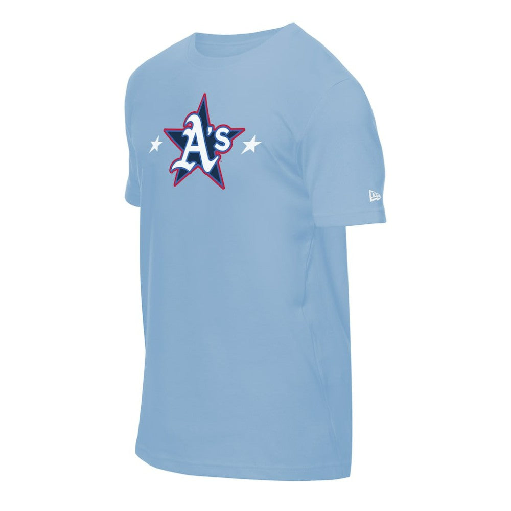 Athletics New Era 2025 MLB All-Star Game Workout T-Shirt - Light Blue T-shirts