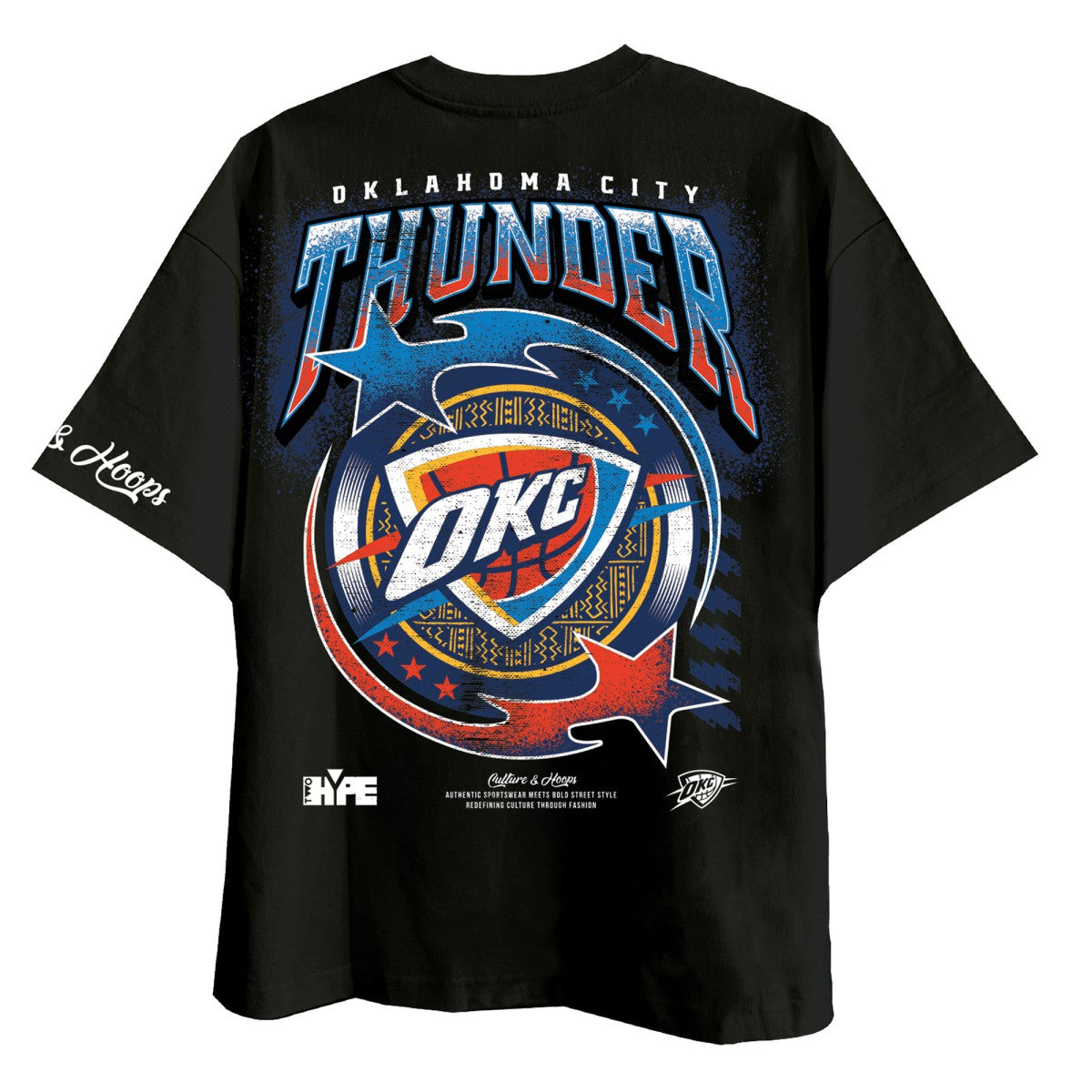 Oklahoma City Thunder Two Hype Drip & Dime Collection Premium T-Shirt Black