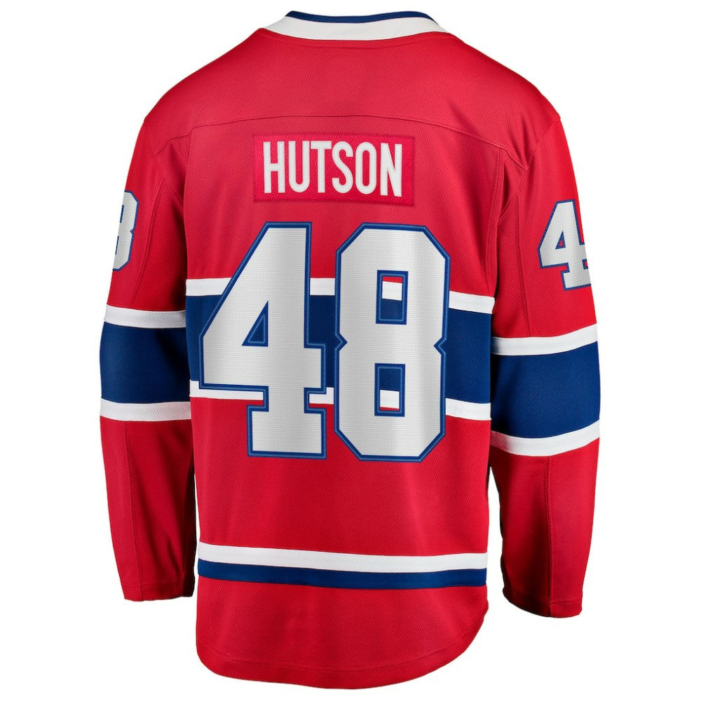 NHL Lane Hutson Montreal Canadiens Fanatics Home Breakaway Jersey - Red