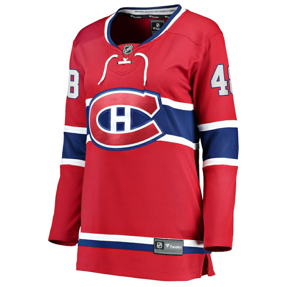 NHL Lane Hutson Montreal Canadiens Fanatics Women's Home Breakaway Player Jersey - Red