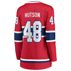 NHL Lane Hutson Montreal Canadiens Fanatics Women's Home Breakaway Player Jersey - Red