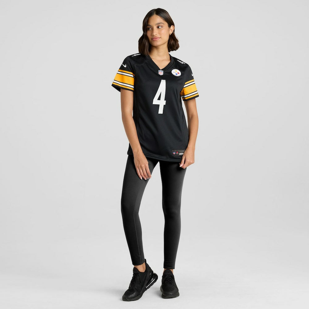 DK Metcalf Pittsburgh Steelers Women's Team Game Jersey Black
