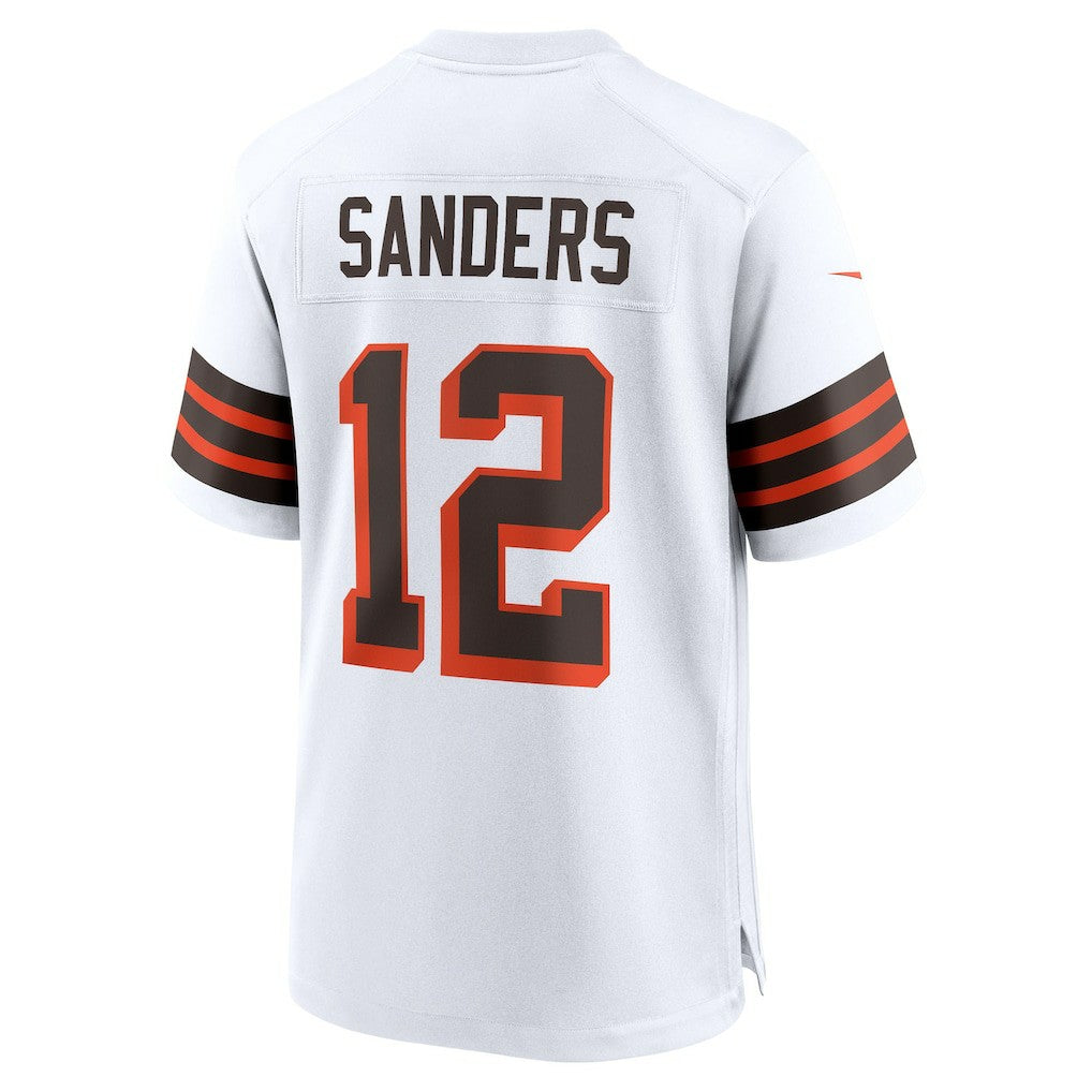 Shedeur Sanders Cleveland Browns 2025 NFL Draft 2nd Alternate Game Jersey White