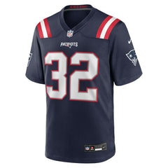 NFL TreVeyon Henderson New England Patriots 2025 NFL Draft Game Jersey - Navy